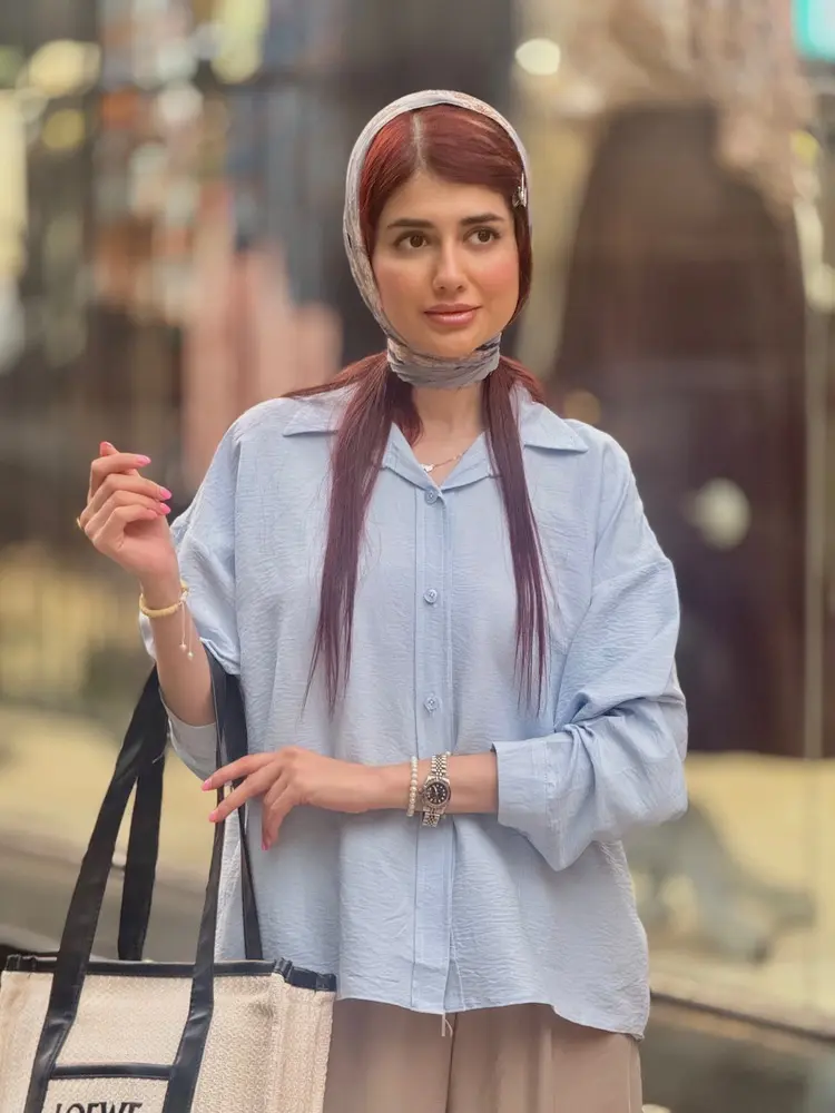 شومیز سیلک نازان